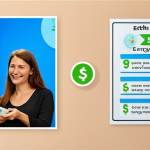 **

> **Prompt:** A split image. On one side, a person happily paying a slightly higher price for an energy-efficient appliance with the European Ecolabel. On the other side, that same person smiling while looking at a lower energy bill, with a subtle Earth icon in the background. Focus on conveying "smart investment" and environmental benefit. Style: Clean, modern, slightly cartoonish.

**