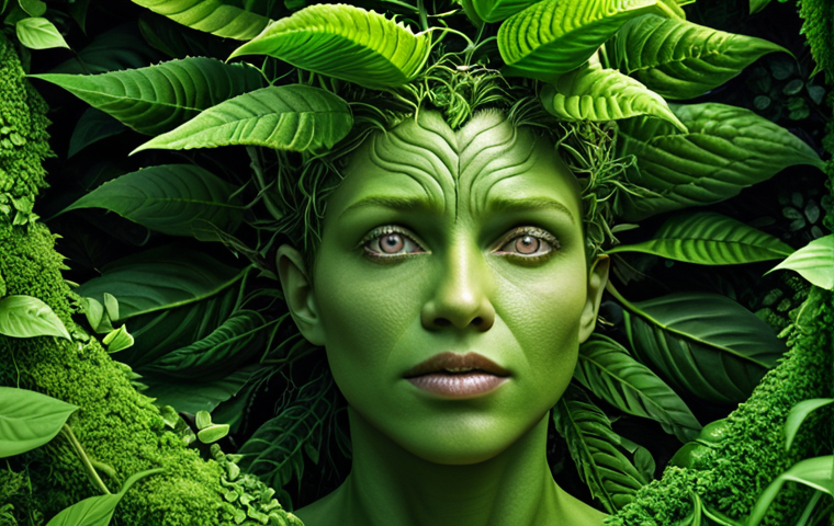 Image Prompt 1: The Green Wonder - Dynamic Growth and Environmental Impact**
